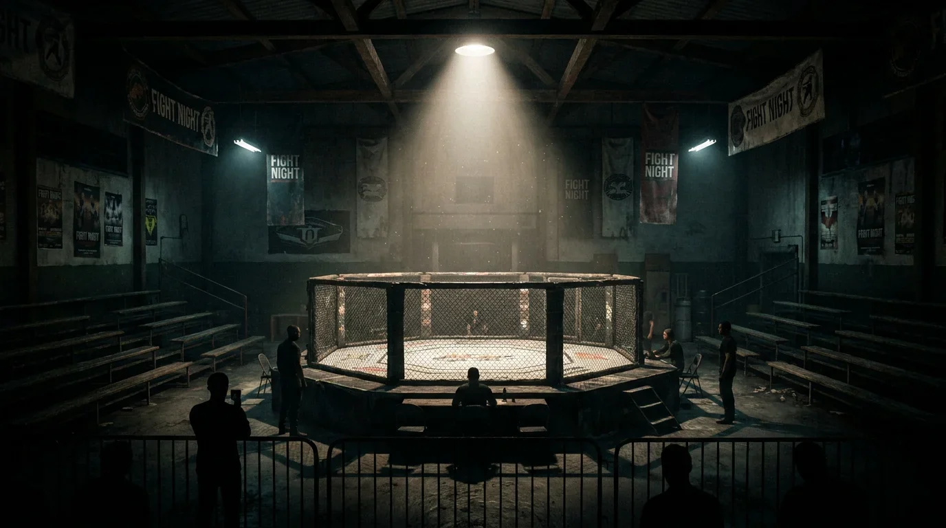 UFC Apex арена без зрители
