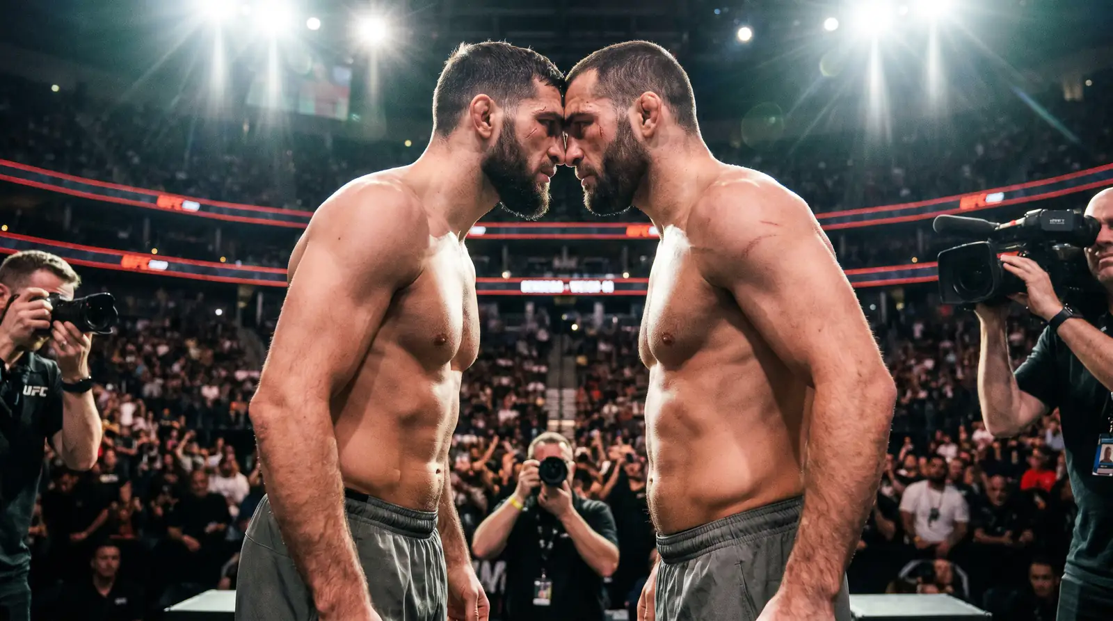 Ceremonial weigh-in и face-off