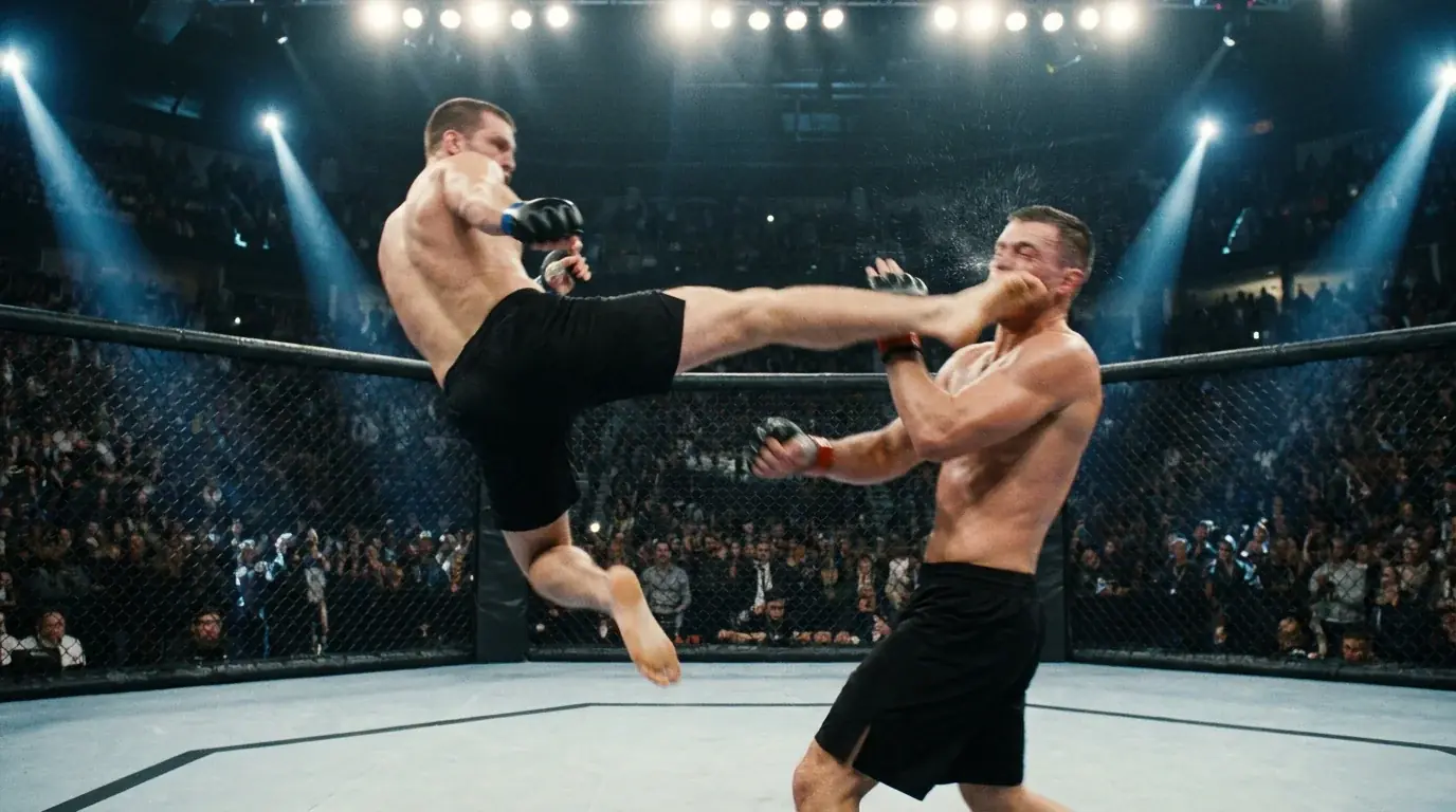 Live залози по време на UFC двубой в октагона
