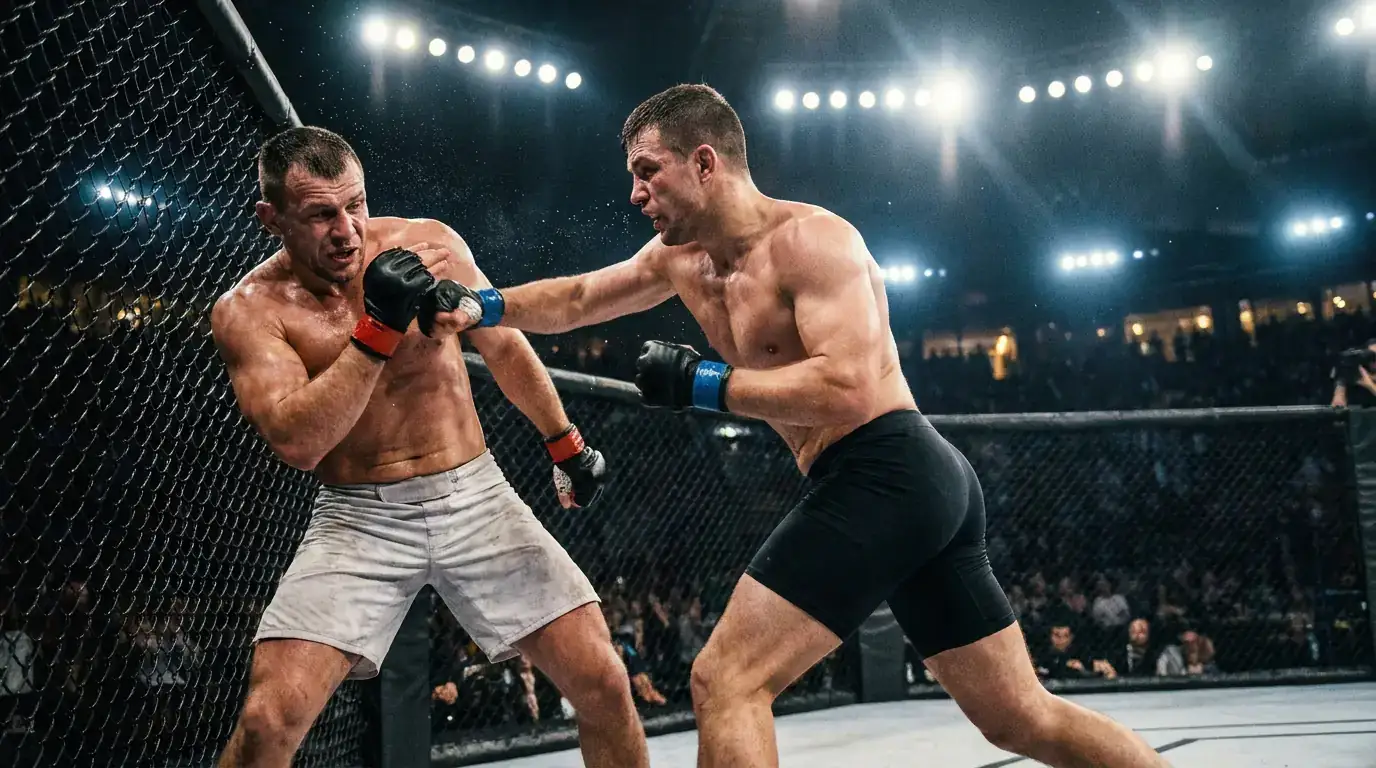 Четене на смяна на моментум в UFC двубой