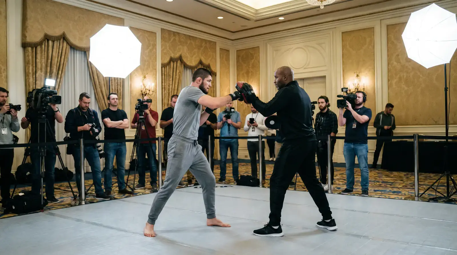 Open workout пред медии