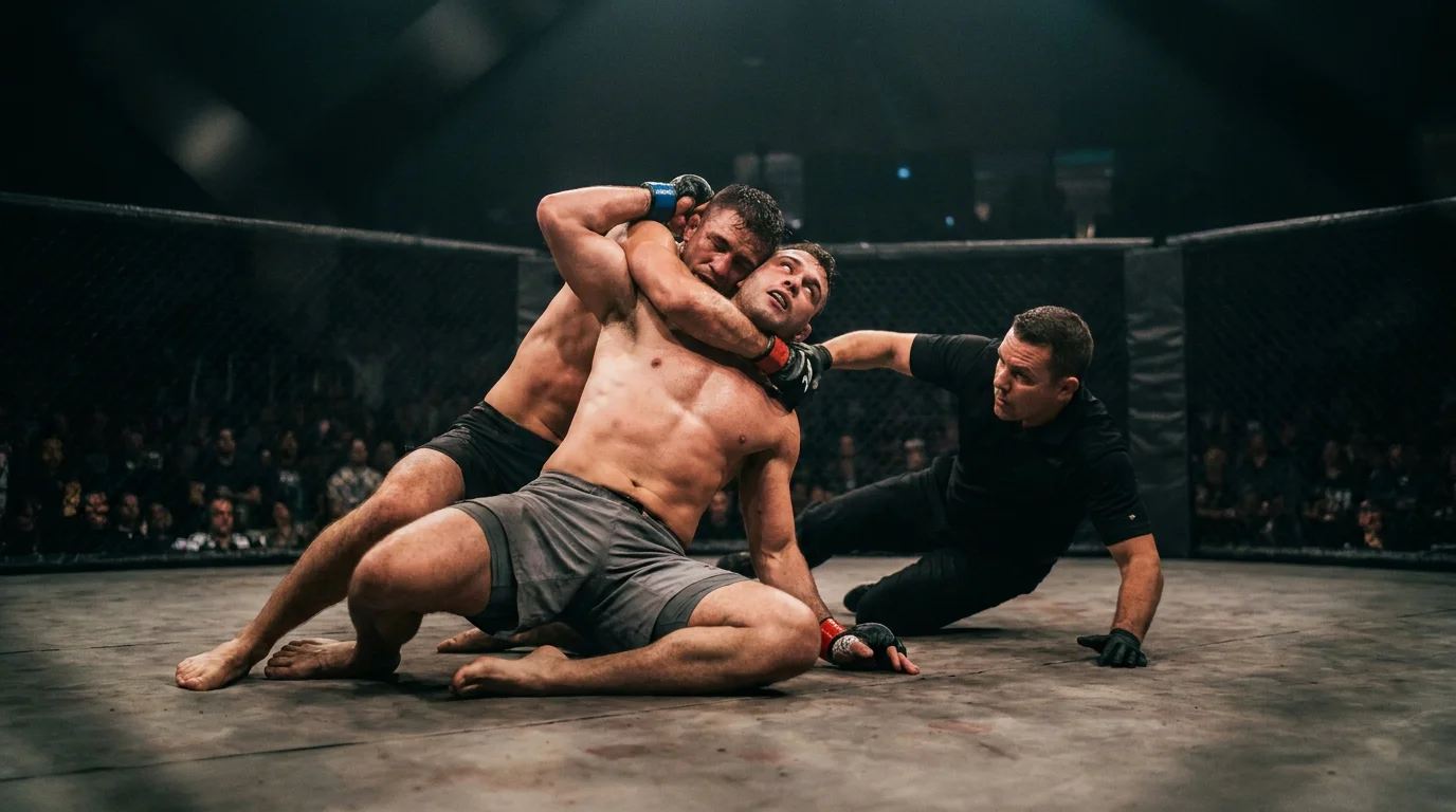 Rear-naked choke финиш в UFC