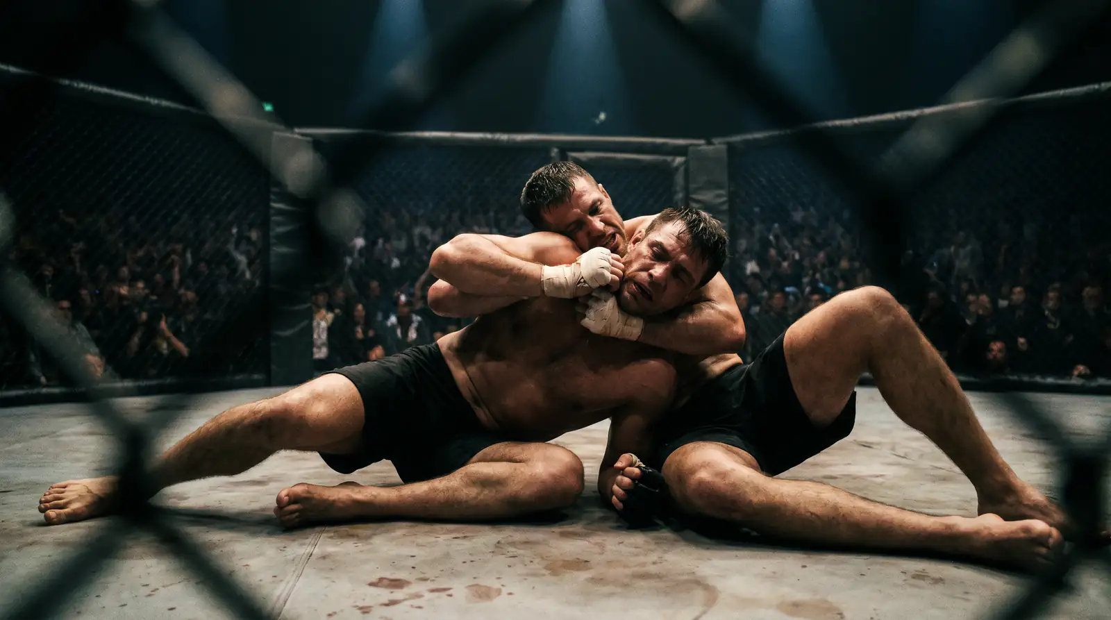 Submission победа на UFC боец чрез удушване