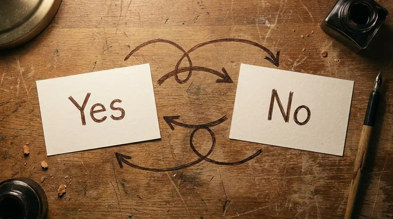 Стойност на Yes и No страните на distance пазара