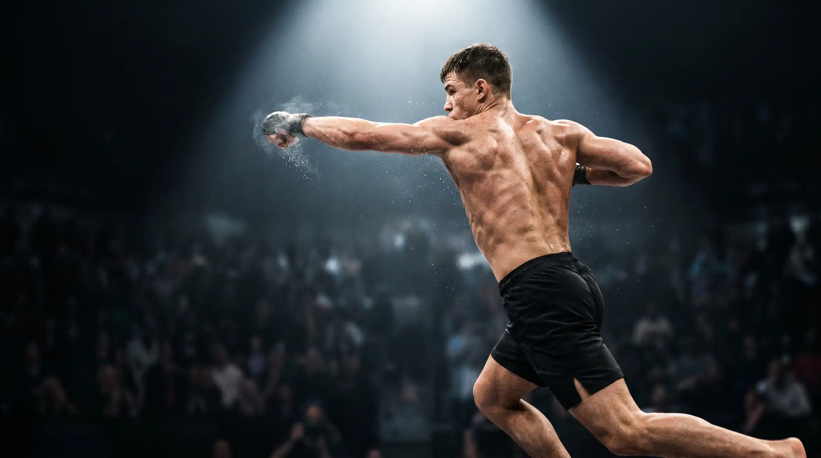 Млад UFC боец в пика на формата си